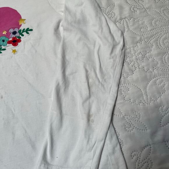 Hanna Andersson Floral Heart Art Tee Size 8 - Picture 7 of 10
